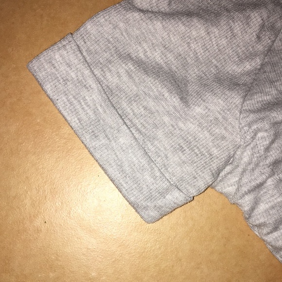 Like New Gray/ Grey Gianni Bini Scrunched Up Side Ribbon Dress - Picture 5 of 6